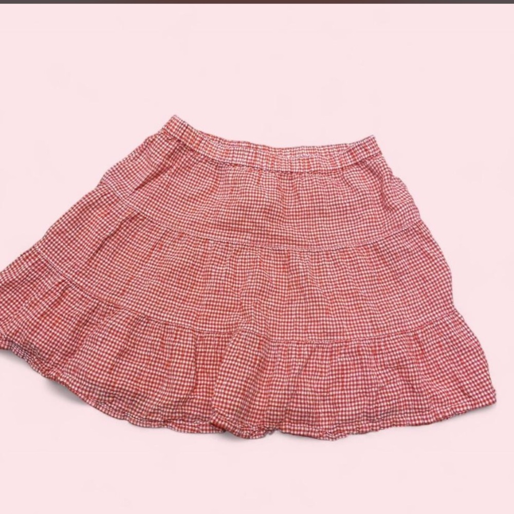 Gingham y2k micro mini Checkered Skirt